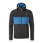 Moon Men's S7 Zipped Stretch Hoody in Black/Midnight